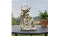 Fairy Statue Vintage Style Angel Statue Antique Finish Deity Ornament for Garden, Courtyard, Patio
