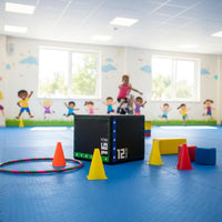 Non-Slip Surface 3 in 1 Foam Jump Box Multi-Functional 3-in-1 Soft Plyo Box Long-Lasting PVC Cover for Children, Athletes, Home Gym