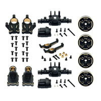Axle Housing Kit Complete RC Car Parts with Screws Compatible RC Screws Kit for Hobbyists