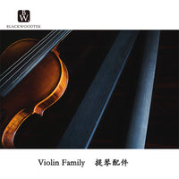Ebony Violin Fingerboard for 4/4, 3/4, 1/2, 1/4 Size Violins, Black
