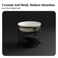 Tealight Burner Long-Lasting Aroma Tealight Scented Cube Warmer Hollow Iron Fragrance Lamp Multipurpose