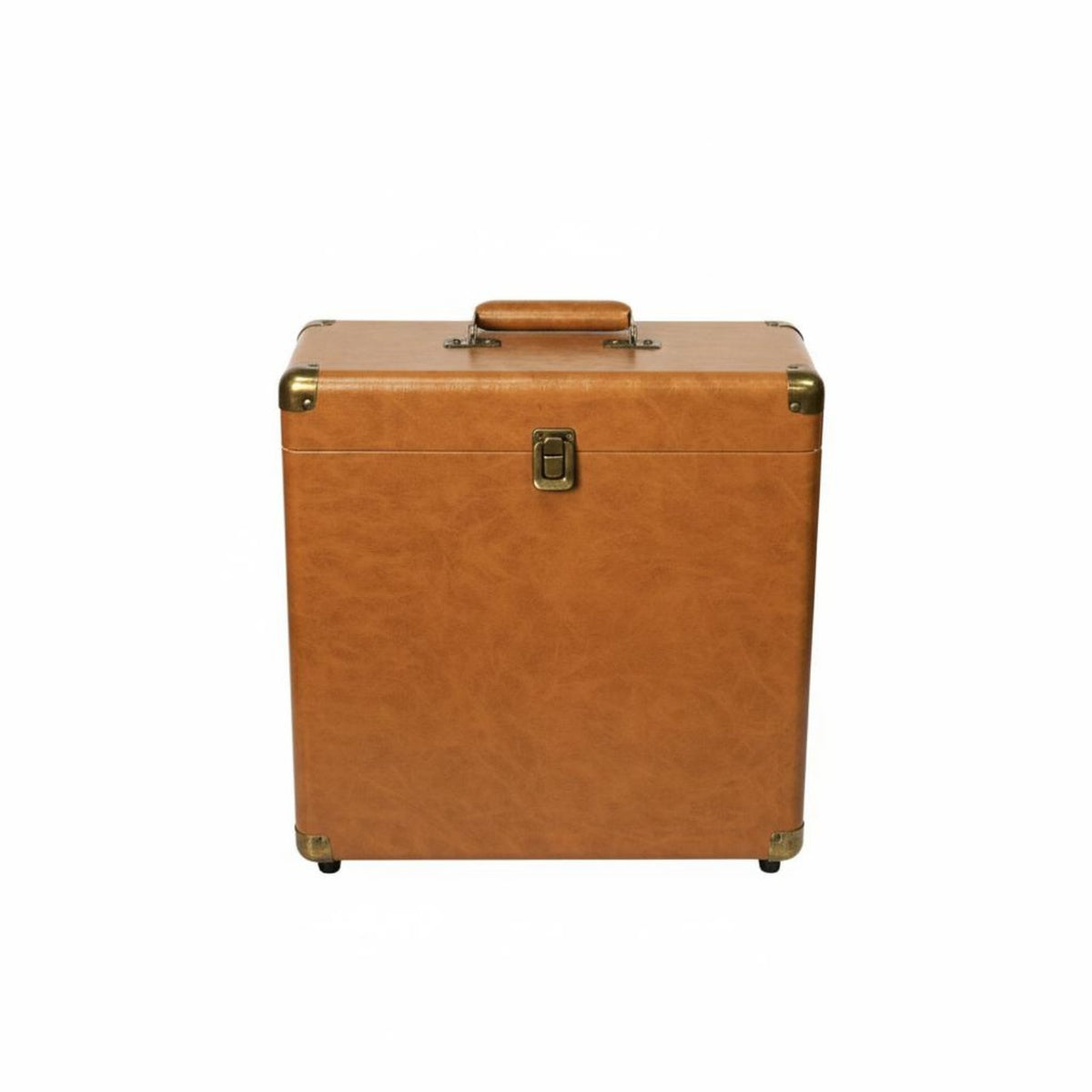12 Inch Vinyl Holder Dust Resistant Vinyl Records Storage Box Cushioning Soft Lining LP Album Storage Crate for DJs