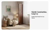 New Chinese and design complimentarystanding Panel Screen Modern and Simple Multi-Panel Standing separater Builtintegrated display Shelves Room separater for Homeowners, Interior Decorators, Office Workers, Entryway, Bedroom, Studio Apartment