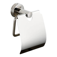 Toilet Tissue Holder with Shelf Compact Bathroom Accessory Hardware Modern for Hotel