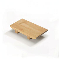 Sushi Board with Feet Rectangular Wooden Serving Tray Eco-Friendly