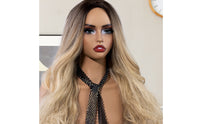 Female Mannequin Head with Shoulders Life-Size Synthetic Hair Mannequin Bust Light Weight Female Hairpiece Head Bust for Salon