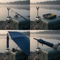 Feiyuke Foldable Thickened Fishing Box Corner Cannon Mount Bracket Extended Mechanical Arm Universal Fishing Tackle