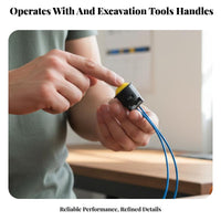 Loader Handle Button Exact Fit Handle Button Replacement Easy Installation Heavy Machinery Part for Mechanics