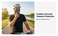 Sun Protection Face Covering Breathable Neck Gaiter with Ear Loops Cooling Face Cover Lightweight Cooling Neck Tube With