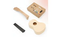 DIY Ukulele Kit to Assemble Your Own 21 Inch Ukulele Building Kit Unfinished Small Guitar for Kids, Beginners, Household Craft