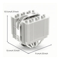 Air Thermal Dissipator with 7 Heatpipes High-Performance twinTower Thermal Dissipator Stable twinTower Heat Exchanger for Computer Users