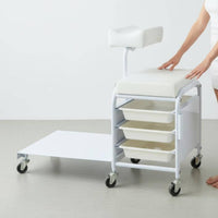 Salon Rolling Workstation Simple Pedicure Trolley Space Saving Lash Trolley for Beauticians