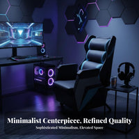 Sofa-Like Comfort Integrated Gaming Station Reclining Esports Seat High spine supportrest Computer Chair Ergonomic Design for Internet Cafe Owners, Office Workers, Students, Arcades, Desk Work, Study, Bedroom