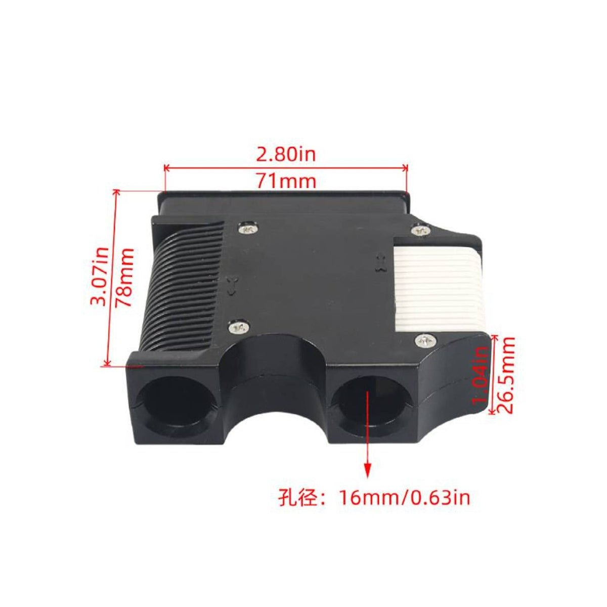 Marine Bumper Line Adjuster Slimline Bumper Line Adjuster with Dual Openings Hardware Adjustable User-Friendly