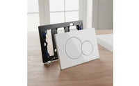 Water-Saving Concealed Cistern Dual Flush Plate Easy to Press Bathroom Hardware for Restroom