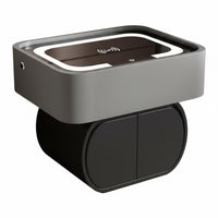 Smart Nightstand Wireless Charging Ports Sleek Design for Bedroom