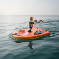 Swimming Follow Floating Board Wave Resistant Action Camera Swimming Mount Quick Release Buoyant Video Filming Base for Vloggers, Outdoor