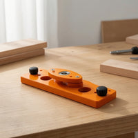 Clean-Cutting Cabinet Hinge Jig Accurate Hinge Hole Opener Compact Positioning Jig Machined for Woodworkers, Woodworking