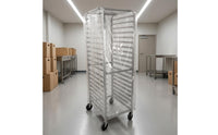 Transparent Baking Tray Rack Cover Zippered Clear PVC Rack Cover Dustproof