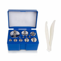 Foam-Lined Calibration Weight Set with Case and Tweezers Precision Weight Set with Tweezers Long-Lasting Weights Corrosion-Resistant for Science Laboratory
