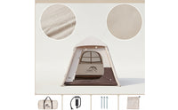 Quick-Setup Inflatable Tent Portable Camping Tent with Pump Lightweight Tents Manual for Backpackers