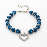 Pet Pearl Necklace Collar for Cats and Dogs