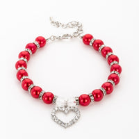 Pet Pearl Necklace Collar for Cats and Dogs