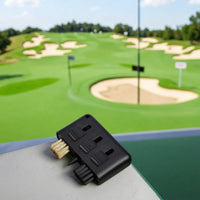 Golf Club Cleaning Brush Compact Golf Club Cleaner Tool Portable Long-Lasting for Golfers, Driving Range