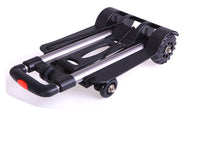 Aluminum Alloy 4-Wheel Foldable Shopping Cart with Telescopic Handle