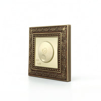3D Floral Switch Plate Elegant Faceplate Luxurious for Renovation