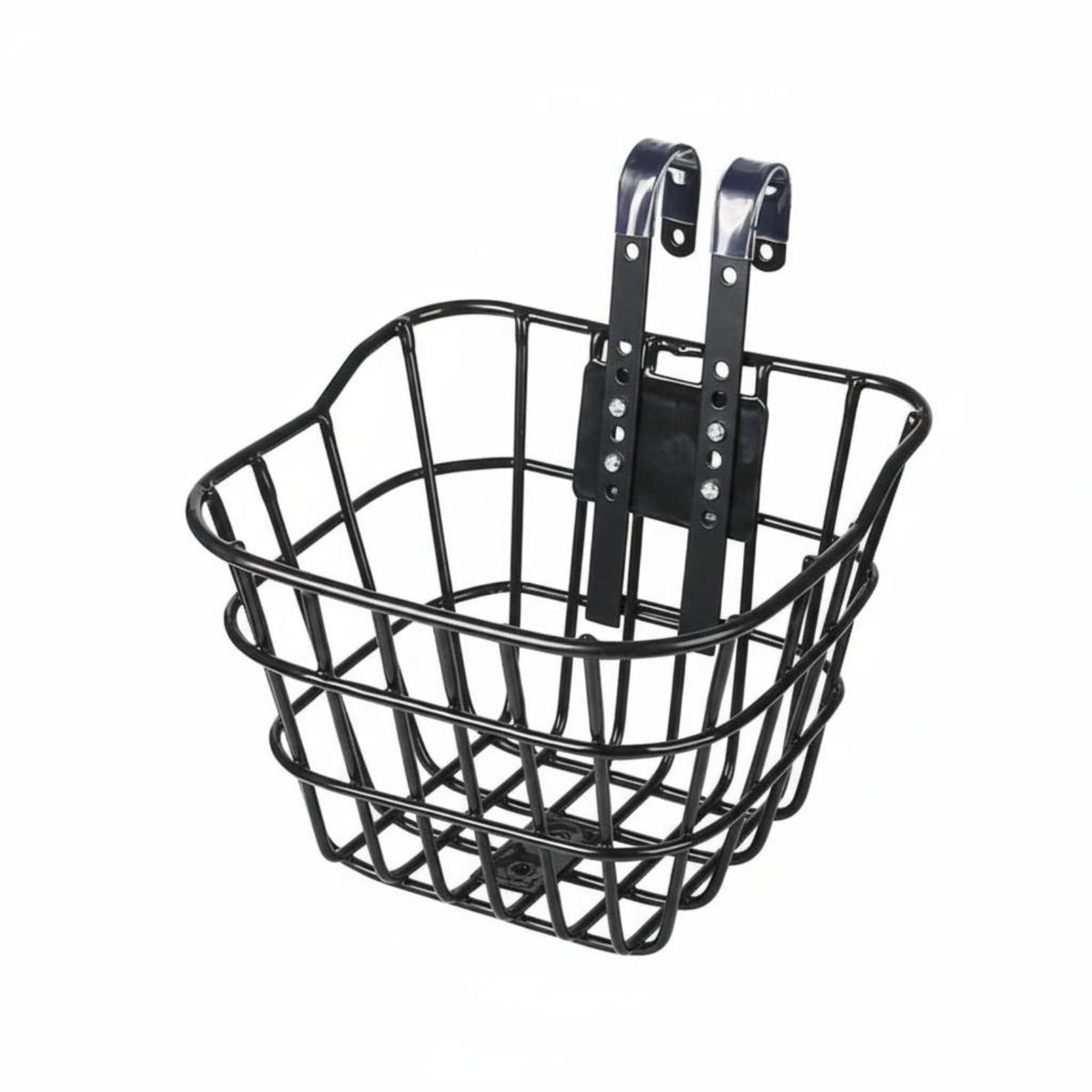 Kids Bike Basket Strong Load-Bearing Children's Handlebar Basket Removable Scuff-Resistant Clips