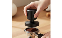 Tamper Constant Pressure Coffee Tamper with Stand Stainless Steel for Home Baristas
