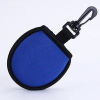 Golf Ball Pouch Soft-Lined Golf Ball Holder Belt Pouch with Clip Portable Easy to Clean for Golfers