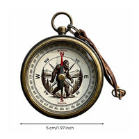 Mini Compass Keychain Presentable Pocket Compass Navigation Tool for Campers