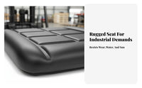 Aftermarket Part Forklift Seat Cushion Wear-Resistant Replacement Forklift Seat Pad Easy Installation for Warehouse, Outdoor, Factory