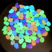Luminous Glow-in-the-Dark Pebbles for Fish Tanks, Landscaping, and Pathways - 1kg Bags