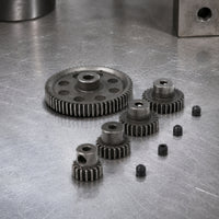 Metal Spur Gear with Pinion Gears Replacement Spur Gear with Screws Upgrade