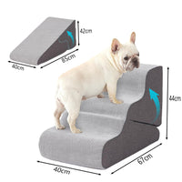 Pet Staircase for Small Dogs with Removable Washable Sponge Steps