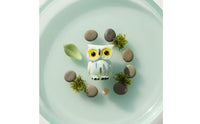 3 Pieces Japanese Design Fairy Garden Owl DIY Landscaping Miniature Owl Figurine Long-Lasting for Succulent Display, Terrarium