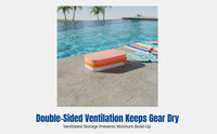 Silicone Swim Goggle Case, Anti-Fall, Double-Sided Breathable, Large Capacity Storage Bag, Portable Multifunctional Protective Box