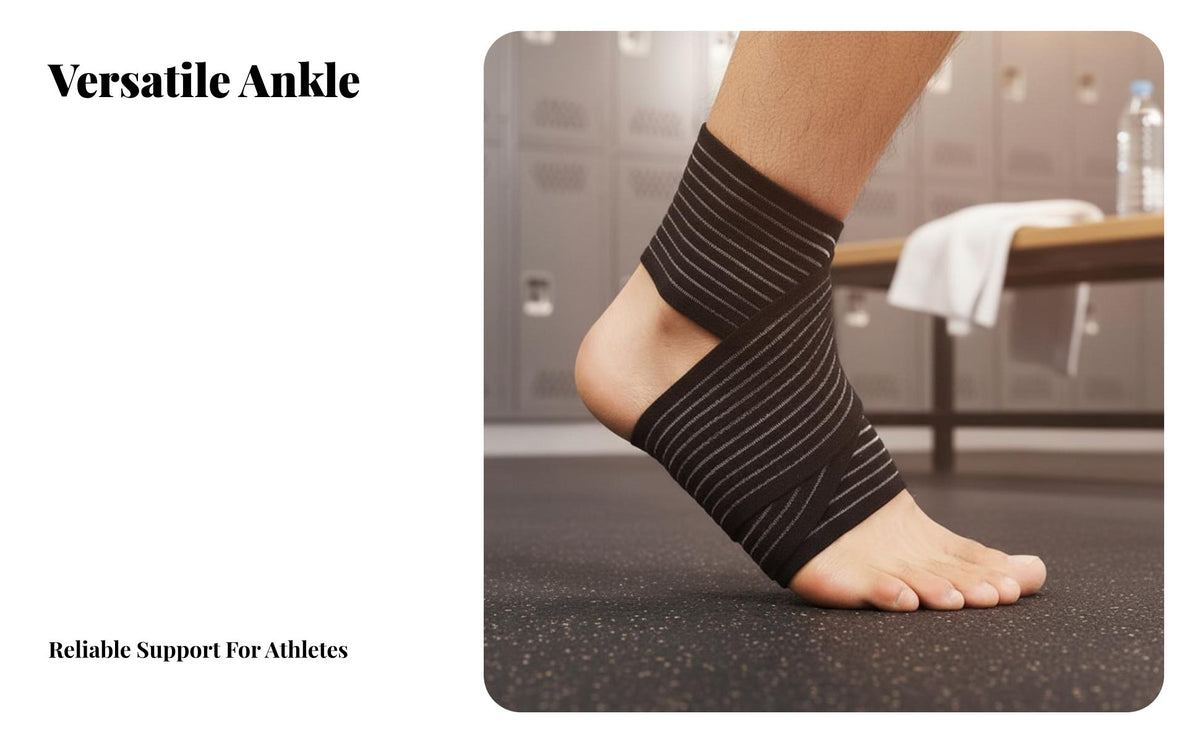 Adjustable Ankle Brace Breathable Material Compression Ankle Wrap Versatile Supportive Gear for Fitness Enthusiasts, Women, Basketball, Running, Gym