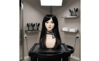 Sleek Skin Look PVC Half Head Bust for Photo Photography
