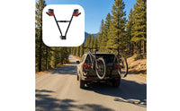 Bike Rack for car Clamp Cradles    Rack Rubberized Rear Bike Carrier