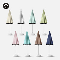 Zunchi Beach Umbrella UPF50+ Outdoor Sun Shade with Black Coating