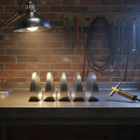 5 Pieces Laser-Cut Exhaust Cutout with Tapered Wedge Deburred Exhaust Wedge for Fabricators
