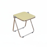 Foldable Design Transparent C-Shaped Table Minimalist aesthetic Household Furniture Lightweight Home Furnishing Space-Saving for Apartment Dwellers, Students, Homeowners, Living Room, Balcony, Beside the Sofa, Small Spaces