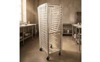 Transparent Baking Tray Rack Cover Zippered Clear PVC Rack Cover Dustproof
