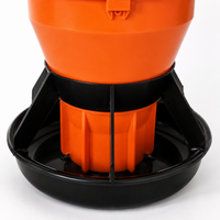 Automatic Piglet Feeder, 6-Compartment Sow Litter Piglet Feeder, Anti-Waste Polymer Pig Trough