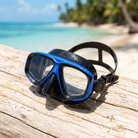 Adult Snorkel Set Sleek-Profile Mask and Snorkel Set Gear Flexible Anti-Leak for Adults, Beach Trips, Pool Practice