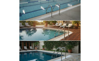 Rust Resistant Stainless Steel Pool Ladder Heavy Duty Pool Ladder with 5 Steps Long-Lasting for Water Park